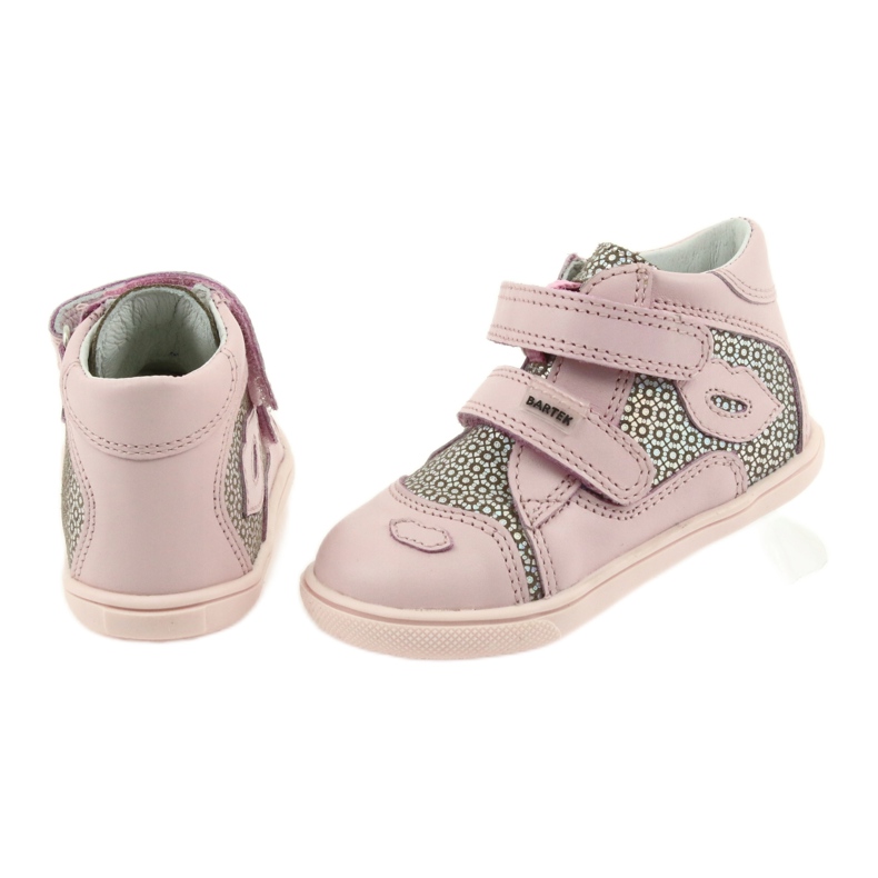 Bartek Girls 'chiusura strappo Boots11703 Pink rosa 5