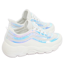 Scarpe sportive bianche LA52P bianche bianca multicolore 1
