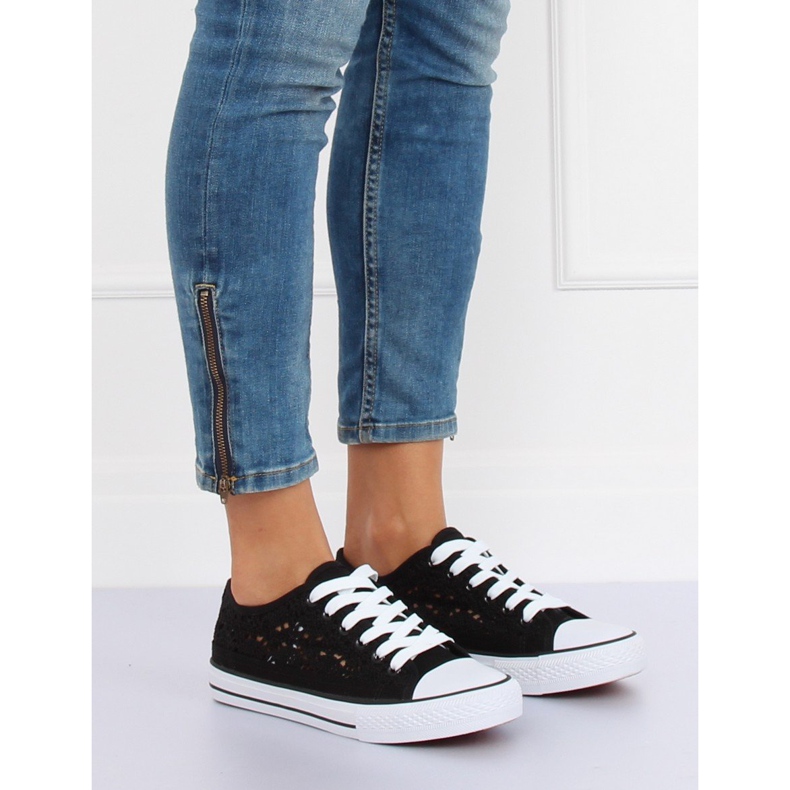 Sneakers nere in pizzo NB282P Nere nero 1