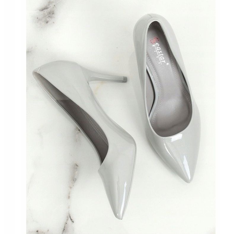 Grigio Tacchi a spillo grigi da donna LE011P Grigio 1