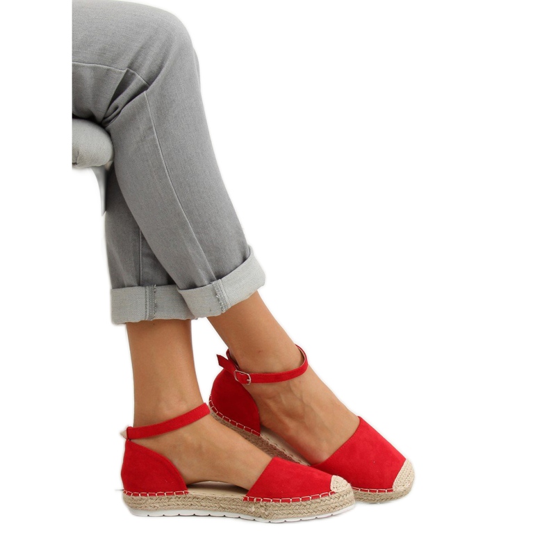 Espadrillas rosse da donna JH85 Red rosso 1