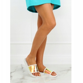 Infradito benzina colore bianco CK80P White multicolore 2