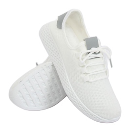 Scarpe sportive grigie e bianche NB281 Grey bianco 2