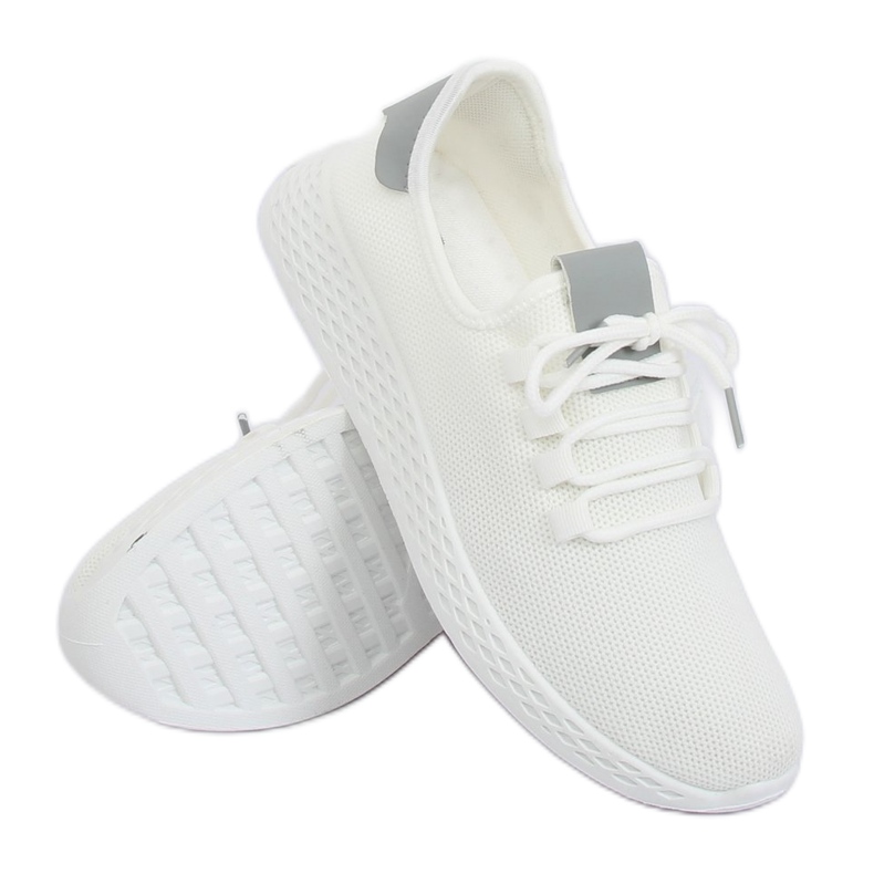 Scarpe sportive grigie e bianche NB281 Grey bianco 2