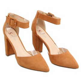Décolleté sul post cammello SY33P Camel marrone 1