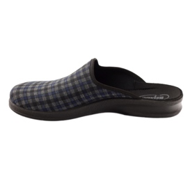 Befado scarpe da uomo pu 548M009 grigio blu navy 1