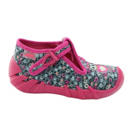 Scarpe per bambini Befado 110P302 rosa grigio 1