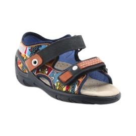 Befado scarpe per bambini pu 065P117 blu navy blu 2