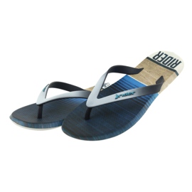 Infradito uomo Rider 10719 marrone grigio blu navy 3