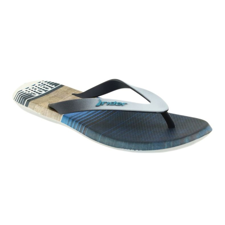 Infradito uomo Rider 10719 marrone grigio blu navy 1
