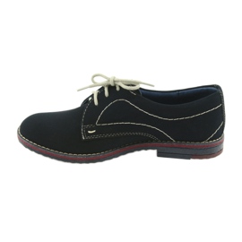 Gregors Scarpe da ragazzo 141 pelle blu navy blu 2