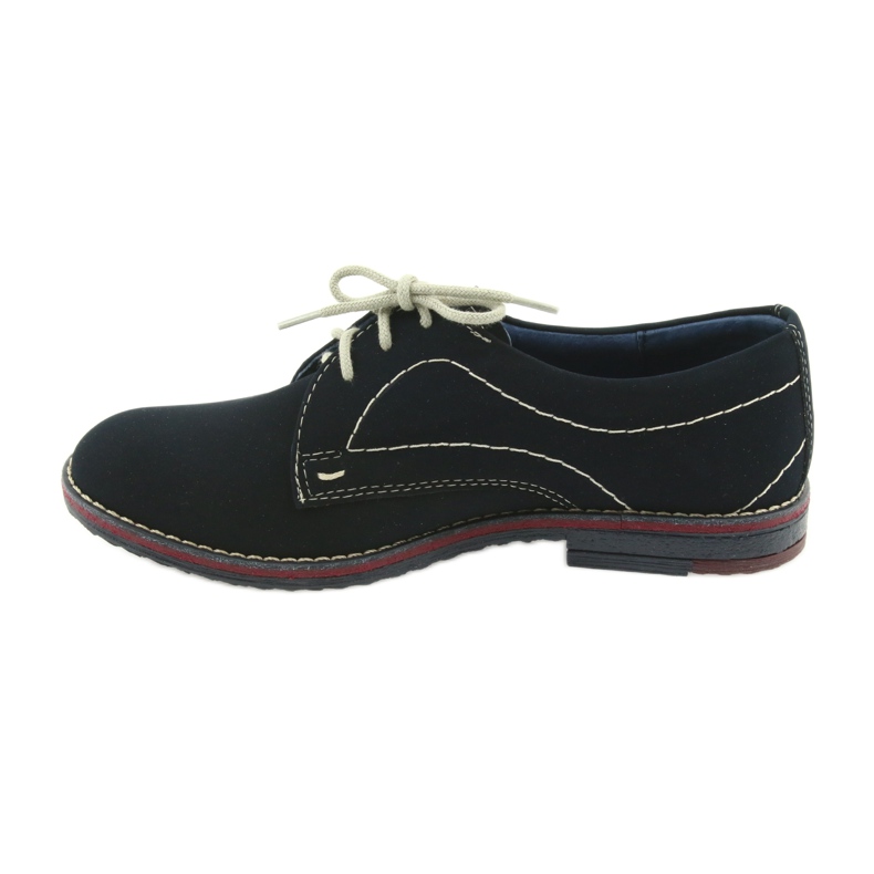 Gregors Scarpe da ragazzo 141 pelle blu navy blu 2