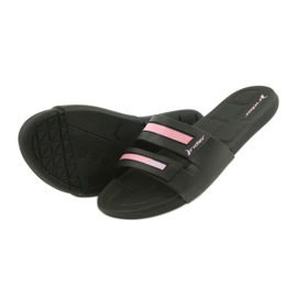 Ciabatte da piscina per donna ricreative Rider 82503 nere nero rosa 4