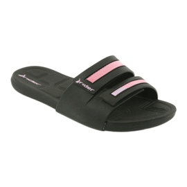 Ciabatte da piscina per donna ricreative Rider 82503 nere nero rosa 1
