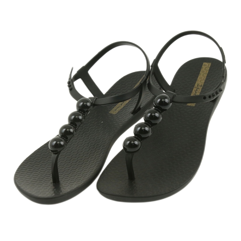 Ipanema sandali scarpe da donna infradito con palline 82517 nero 3