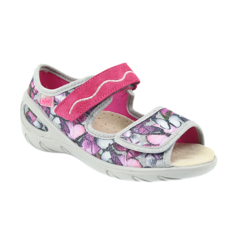 Befado scarpe per bambini pu 433X029 grigio viola 1