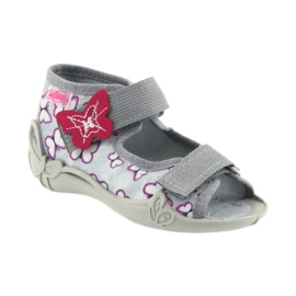 Scarpe per bambini Befado 242P090 viola grigio rosa 2