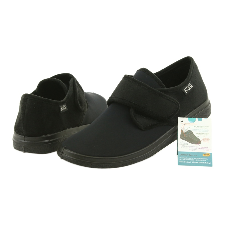 Dr.tori Befado Men's Health Shoes 036M006 Black nero 5