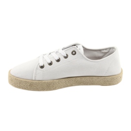 Espadrillas scarpe da donna bianche Big star DD274423 bianco 2