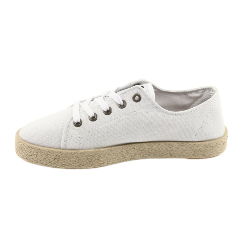 Espadrillas scarpe da donna bianche Big star DD274423 bianco 2