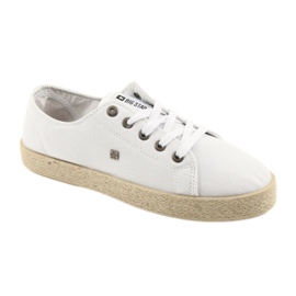 Espadrillas scarpe da donna bianche Big star DD274423 bianco 1