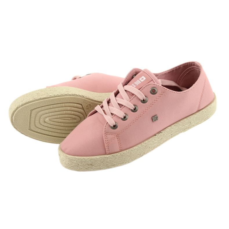 Big Star Sneaker di espadrille da donne rosa 274425 5