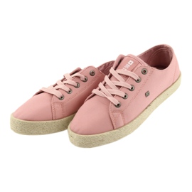 Big Star Sneaker di espadrille da donne rosa 274425 4