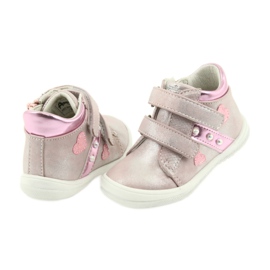 American Club Scarpe sportive ADI per bambini nel cuore degli americani grigio rosa 4