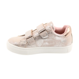 American Club Scarpe sportive da bambino floreali americane ADI grigio rosa 2