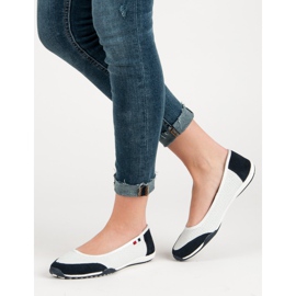 Filippo Ballerine sportive bianco 1