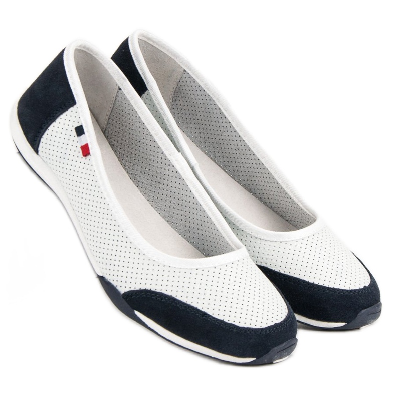 Filippo Ballerine sportive bianco 2
