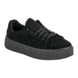 Seastar Creeper in camoscio nero 1