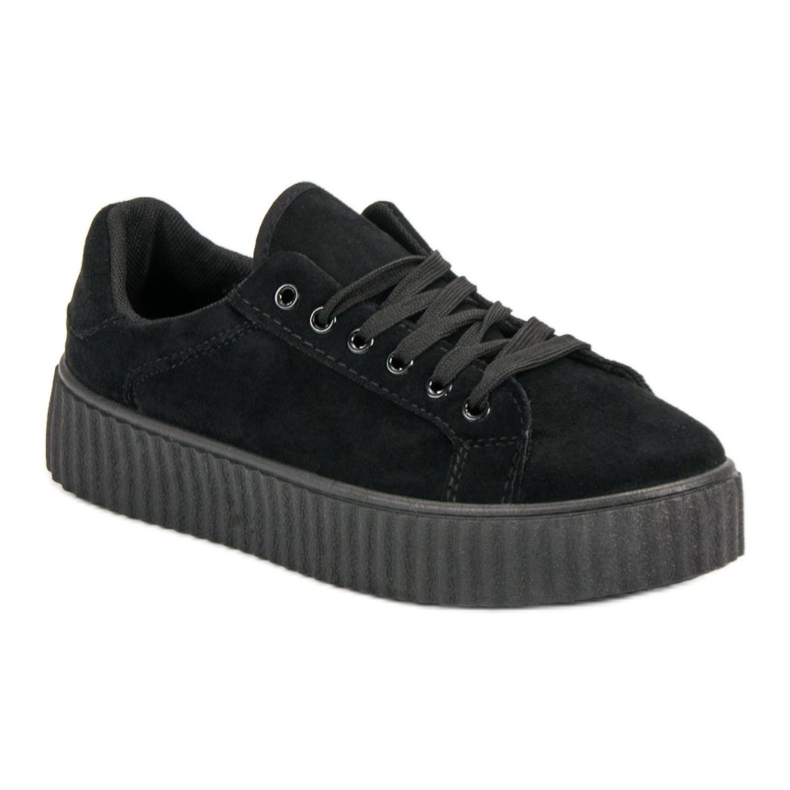 Seastar Creeper in camoscio nero 1