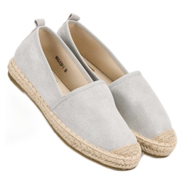 Bestelle Espadrillas in camoscio grigio 2