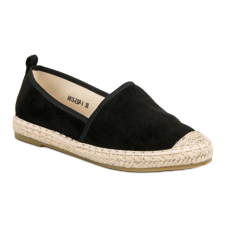 Bestelle Espadrillas in camoscio nero 1