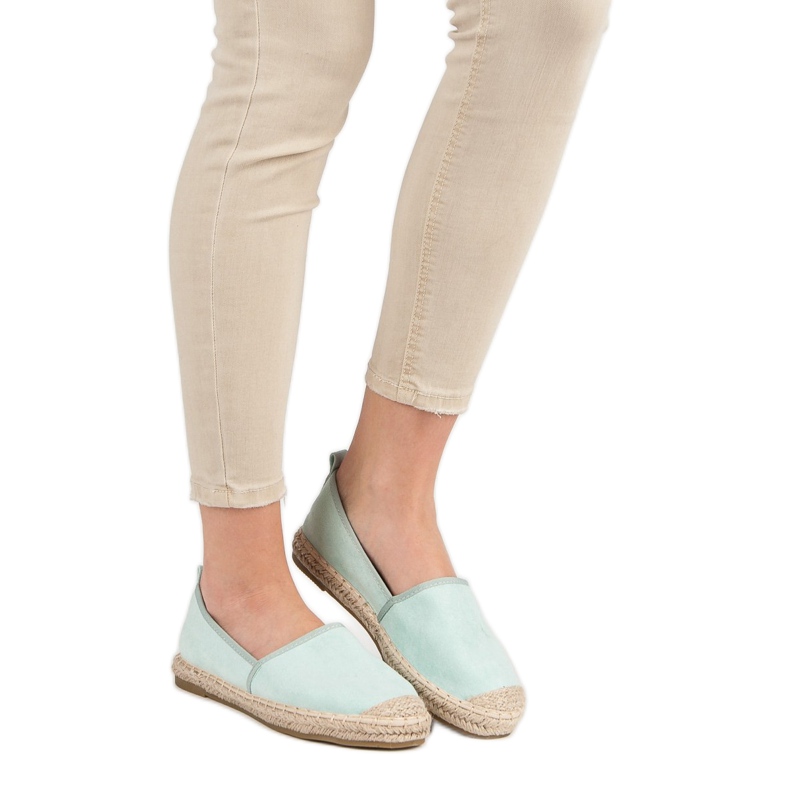 Bestelle Espadrillas in camoscio verde 1
