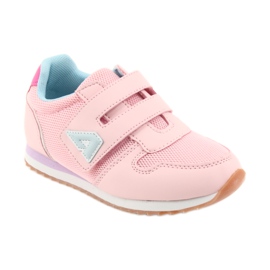 American Club Scarpe sportive da donna da jogging americane viola blu rosa 1
