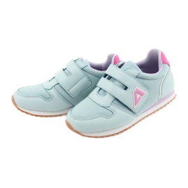 American Club Scarpe sportive da donna da jogging americane viola blu rosa 3