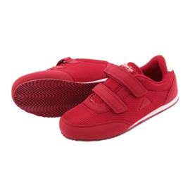 Sneakers rosse American Club bianca rosso 5