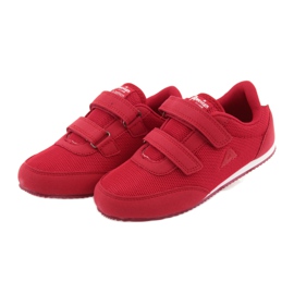 Sneakers rosse American Club bianco rosso 3