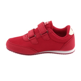 Sneakers rosse American Club bianco rosso 2
