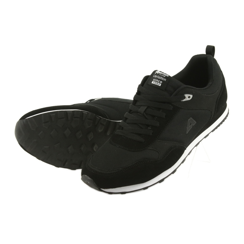 Sneakers American Club Sport, jogging WT11 / 19 nero 5
