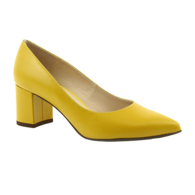 Décolleté e scarpe da donna Anis senape multicolore 1