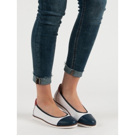 Filippo Comode ballerine in pelle bianca 1