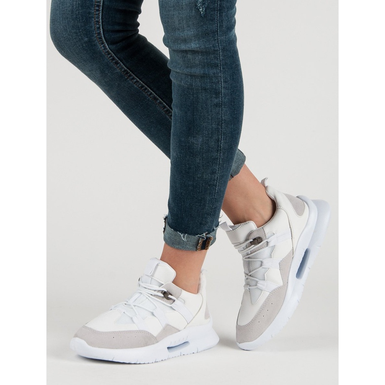 Scarpe da ginnastica bianche chiare bianca 1