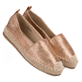 Small Swan Espadrillas lucide giallo 1