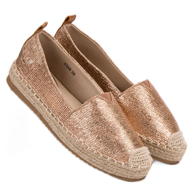 Small Swan Espadrillas lucide giallo 1