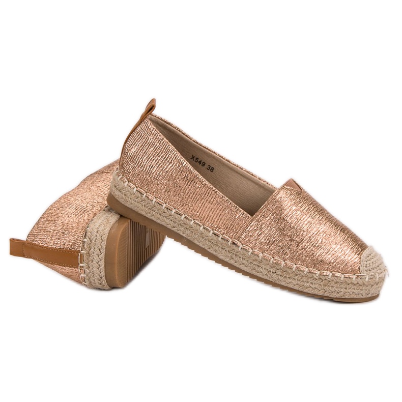 Small Swan Espadrillas lucide giallo 2