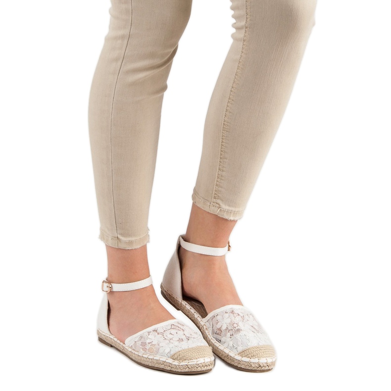 Nio Nio Espadrillas di pizzo bianco 1