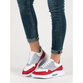 Scarpe sportive casual bianco multicolore 1
